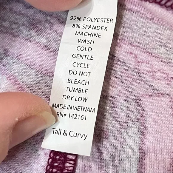 ❌SOLD❌LULA ROE Shades of Purple TC Leggings - Picture 4 of 6